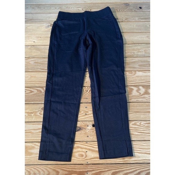 NEW Isaac Mizrahi Live 24/7 Stretch Knit Slim Pants Size Small Women’s Black - Picture 1 of 10
